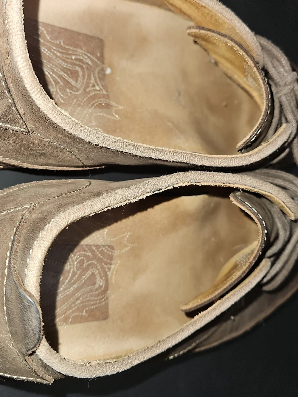 Olukai Honolulu Lace Men's Brown Leather Casual Shoes Size 11.5